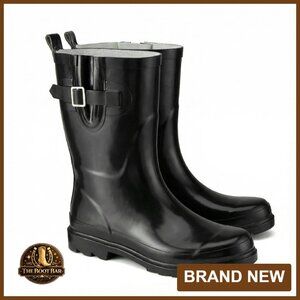 Women's Rubber Rain Boots Waterproof Garden Mud Footwear